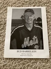 Bud Harrelson 1969 New York Mets World Series Champions MLB 8x10 Photo NM cond.