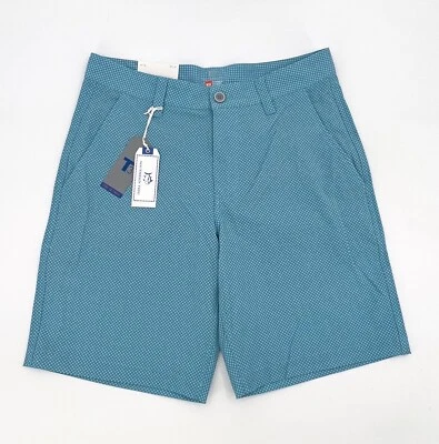 НОВЫЕ мужские шорты Southern Tide 30 синие полкадот плоские спереди Gulf Millercreek средние - Изображение 1 из 4