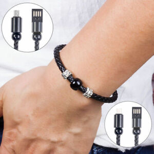 Wrist Band Bracelet Charger Sync Cable Phone Accessory For Android iPhone Type-C