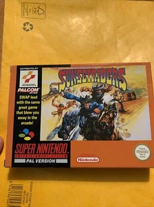 Sunset Riders SNES Ultra Rare Orange Box PAL UK Super Nintendo Complete Retro - Picture 1 of 24
