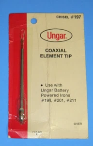 Vintage Ungar Soldering Tip #197 Chisel for #198, 201, & 211 Battery Irons NOS - Picture 1 of 4