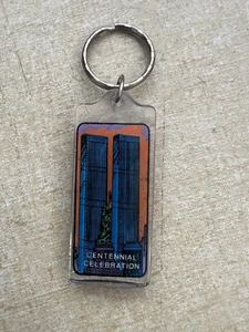 Schlüsselanhänger Freiheitsstatue Hundertjahrfeier mit Zwillingstürmen New York - Bild 1 von 2