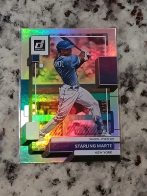 2022 Panini Donruss Career Stat Line /47 Starling Marte #206 New York Mets - Image 1 of 2