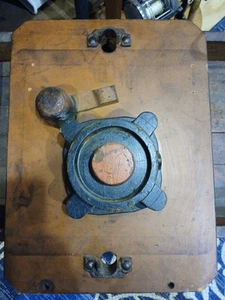 Industrial Sandcast Pattern Mold. Railroad? Steampunk Foundry Pattern - Picture 1 of 7
