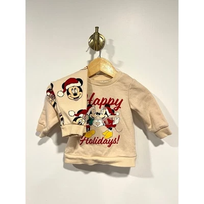 H&M Bebé Disney Felices Fiestas Juego Mickey Minnie Talla 6 meses  Foto 1 de 4