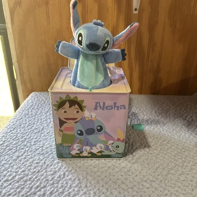 🔥Disney Baby Lilo and Stitch Classic Jack in The Box Multicolor Nuevo con etiquetas🔥 Foto 1 de 4
