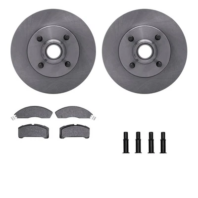 For Ford Mustang 1982 R1 Concepts WFUH1-55060 Front Brake Kit w Optimum Pads - Imagem 1 de 3