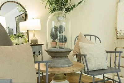 3R Studio Cloche купол чехол большой прозрачное стекло ботаник 13,75 x 25 (33B) - Изображение 1 из 3