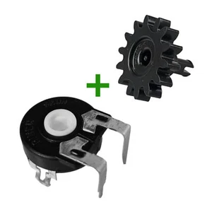 Zahnrad+Potentiometer geeignet für Vorwerk Thermomix TM 31 (Fehler E31 und E52) - Picture 1 of 3