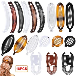 Hair Claw Banana Hair Clip Hair Accessories Ponytail Holder Hair Barrette - Picture 1 of 10