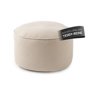 LUMALAND Sitzsack mit Teddy Plüsch Stoff Bezug Indoor Beanbag EPS Perlen gefüllt - Bild 1 von 19