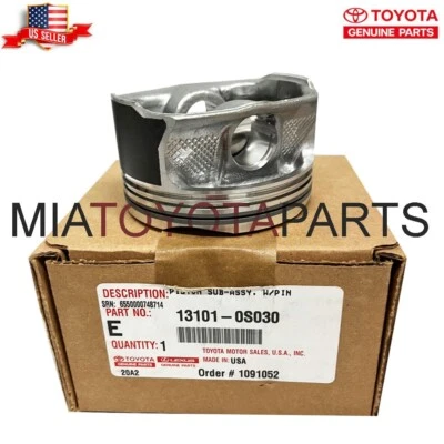 Genuine Toyota Land Cruiser OEM Engine Motor Piston 13101-0S030 Sequoia Tundra - Image 1 of 4