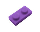 Lego 10 Stück Platte 1x2 mittel lavendel (medium lavender) 3023 Neu Platten 
