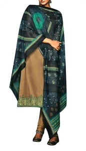 Baumwolle Bestickt Salwar Kameez Mit Ethnisch Bandhani Bedruckte Dupatta - Picture 1 of 2
