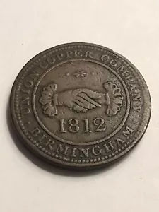 Token - 1812 one penny - Union Copper Company Birmingham - Picture 1 of 2