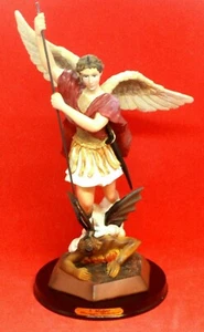 Authentic Bareggio Collection St. Michael Statue 12" ON SALE Made in Italy - Picture 1 of 5