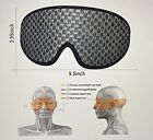 NIB Black 3D Sleep Eye Mask, Contoured Memory Foam, 100% Light Blocking