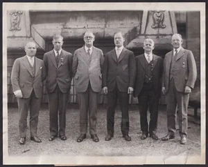1928 Avery Brundage, "Chosen President of AAU" Controversial Olympic Photo - Picture 1 of 2