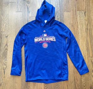 Chicago Cubs Sweatshirt Boys 18 XL 2016 World Series Collection Wrigley Souvenir - Picture 1 of 7