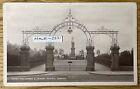 Victoria Park Entrance & Soldiers Memorial, Swansea Postcard