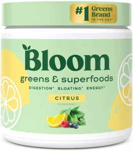 Bloom Nutrition Superfood Greens Pulver Zitrusgeschmack 30 Portionen - Bild 1 von 7