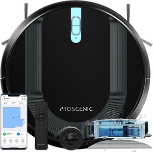 Robot Aspirapolvere Lavapavimenti, Aspirazione Potenza 3000Pa Controllo Siri APP - Foto 1 di 11