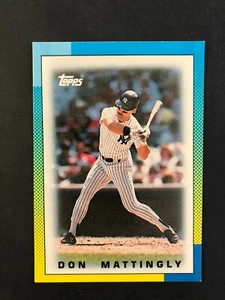 Mini tarjeta de béisbol 1990 Topps #24 Don Mattingly New York Yankees - Imagen 1 de 2