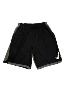 Nike Athletic Basketball Shorts Black Boys Size XL 15-17 31-32 Waist EUC - Picture 1 of 8