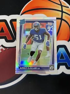 Azeez Ojulari Rated Rookie Silver Holo Prizm Panini NFL Optic 2021 Giants - Picture 1 of 2