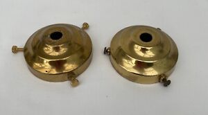 Brass Gallery for lampshade light shade x2 (2 3/8")