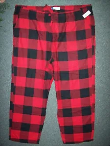 Pantalones PJ Old Navy Loungewear Franela Rojo Búfalo Cuadros Para Hombre XXXXL Nuevos - Imagen 1 de 1
