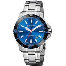 Wenger Men's Watch Seaforce Swiss Quartz Dive Blue Dial 01.0641.123