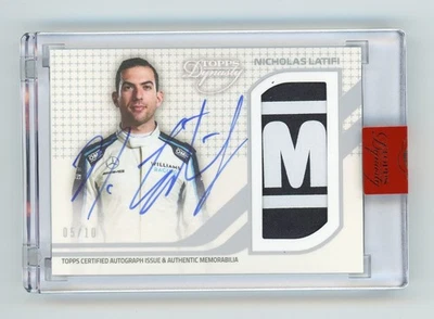 Parche automático Topps Dynasty Formula 1 2021 Nicholas Latifi #d 05/10 Foto 1 de 2