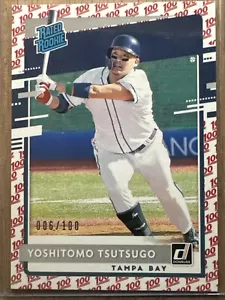 2020 Panini Donruss bewertet - hundert 6/100 Yoshitomo Tsutsugo #263 - Bild 1 von 2