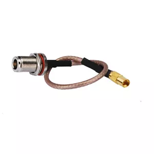 N Jack paratia femmina a MMCX Jack dritto RF cavo treccia RG316 30CM - Foto 1 di 1