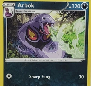 Arbok - 034/073 - Uncommon NM-Mint Pokemon Card Champion's Path M/NM - Picture 1 of 3