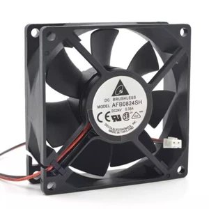 Delta AFB0824SH 8025 DC24V 0.33A 8CM 2-Pin Dual Ball Inverter Cooling Fan - Picture 1 of 1