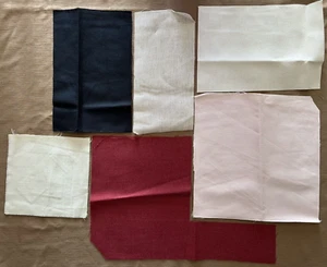 Cross Stitch Fabric 14 count Aida Cotton 5 pieces Asst Colors. (G5152) - Picture 1 of 8