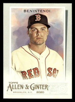 2020 Topps Allen & Ginter Andrew Benintendi #82 Boston Red Sox Baseball Card - Image 1 of 2