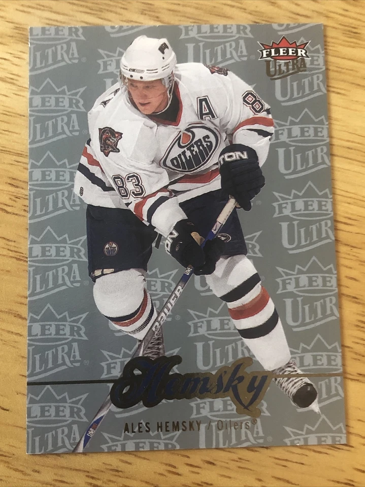 2007-08 Fleer Ultra ICE Medallion Ales Hemsky #117 015/100 - Image 1 of 3