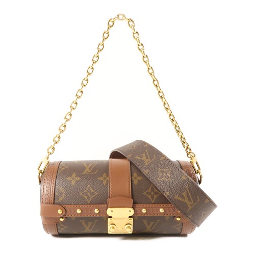 LOUIS VUITTON（LV） Borsa a tracolla Louis Vuitton LV GHW Papillon baule 2 vie M57835 monogramma marrone