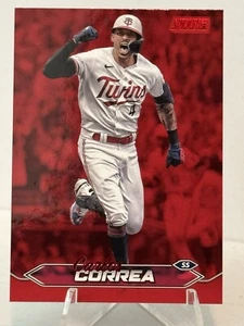 2024 Topps Stadium Club Carlos Correa #118 Red Foil Twins - Picture 1 of 2