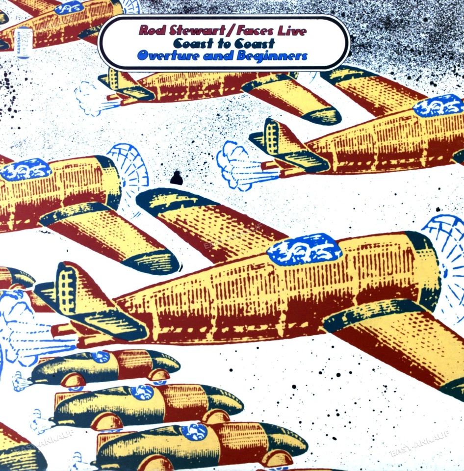 Rod Stewart / Faces - Live Coast To Coast - Overture And Beginners LP . - Image 1 of 1