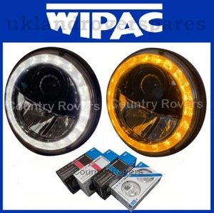 LAND ROVER DEFENDER LED HEADLIGHTS / HEADLAMPS. WIPAC 2ND GENERATION. QUALITY! - Picture 1 of 23