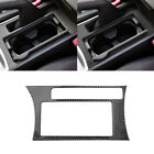 2x Carbon Fiber + Rubber Water Cup Holder Cover for Mazda 3 2010 2011 2012 2013