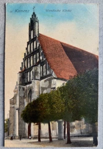 AK Kamenz Wendische Kirche, Feldpost gelaufen 1915 - Bild 1 von 2