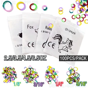 Dental Ortho Rubber Bands Elastics Latex Braces Double Color Ligature Tie Rings - Picture 1 of 19
