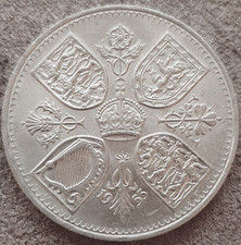 1953 Royal Mint Elizabeth II Coronation 5 Shilling Crown New Case