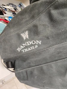 Mackenzie Waxed Canvas/Leather Bandon Trails 2 pocket golf bag - mint! - Picture 1 of 12