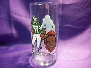 MONTGOMERY & CAMPFIELD PHILADELPHIA EAGLES VINTAGE 1980 MCDONALDS GLASS RARE - Picture 1 of 4